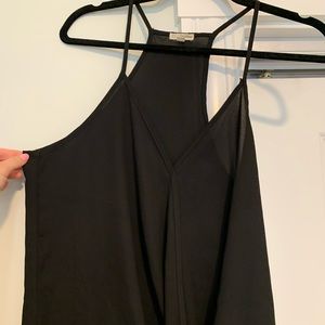 Black flowy tank top